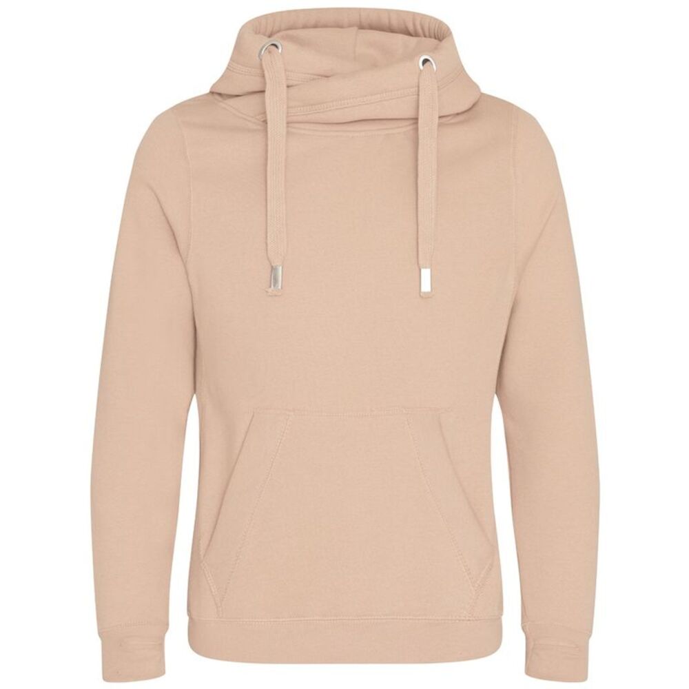 Awdis Unisex Adult Cross Neck Hoodie / Nude